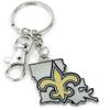 Aminco NFL New Orleans Saints State Design Heavyweight Keychain view 1