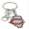 Aminco NFL Chicago Bears State Design Heavyweight Keychain, Team Color, One Size view 1