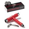 RollerBones Bones Roller Bones Skate Bearings with CCS Skate Tool (Rollerbones W/Red CCS Skate Tool) view 1