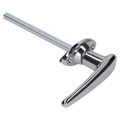 AB Tools Chrome Door Latch Catch Lever Classic Handle Trailer Truck Horsebox