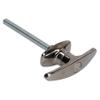 AB Tools Chrome Door Tee T Handle Latch Catch Classic Trailer Truck Horsebox Locking view 2