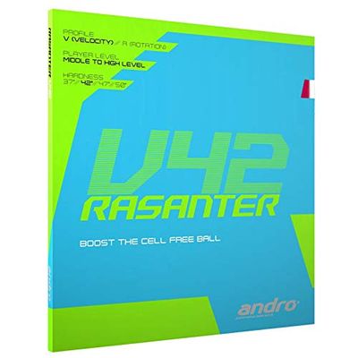 ANDRO Rasanter V42 Table Tennis Rubber Red 2.3