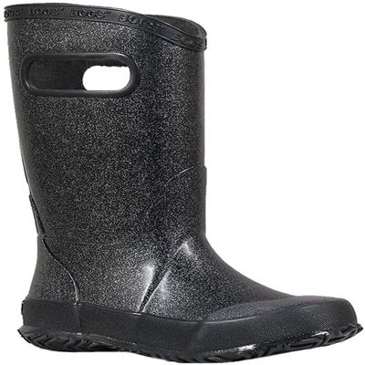 BOGS Rain Boots Glitter (Toddler/Little Kid/Big Kid) Black 11 Little Kid M