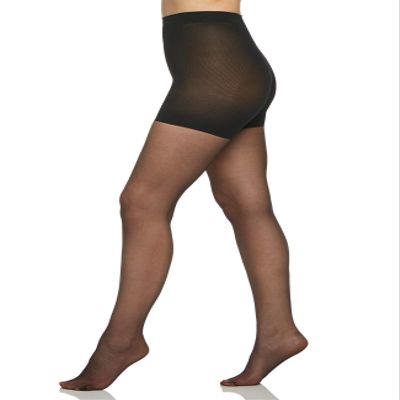Berkshire Women's The Easy On! Luxe Matte Sheer Pantyhose, Fantasy Black, XLarge