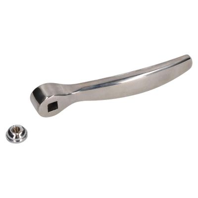 AB Tools Chrome Door Latch Catch Release Lever Classic Handle Trailer Truck Horsebox