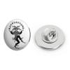 Cool Jester Joker of Cards Round Metal 0.75" Lapel Pin Hat Shirt Pin Tie Tack Pinback view 1
