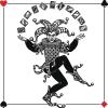 Cool Jester Joker of Cards Round Metal 0.75" Lapel Pin Hat Shirt Pin Tie Tack Pinback view 2