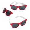 Fun Express - Red & White TwO-Tone Sunglasses - Apparel Accessories - Eyewear - Sunglasses - 12 Pieces view 1