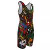 KO Sports Gear Unisex Wrestling Singlet for Adult Wrestlers - Wrestling Singlet for Men & Women - Bold Durable Uniform, Stretchy Breathable Material - Paint Splatter, Adult XX-Large view 2