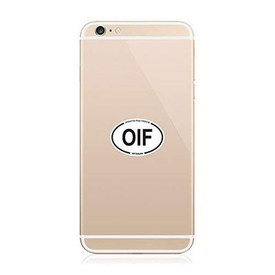 2X - Operation Iraqi Freedom OEF Oval Cell Phone Sticker Die Cut Decal Vinyl Made in USA