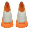 Flow Premium Rubber Short Blade Fins for Swim and Lap Training - Youth Sizes for Kids, Young Men, and Women (XXS 1-3 (Orange)) view 2