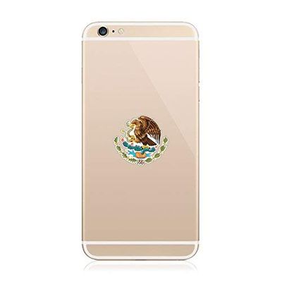 2X - Mexican Coat of Arms Cell Phone Sticker Die Cut Decal Self Adhesive Vinyl Made in USA