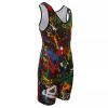 KO Sports Gear Unisex Wrestling Singlet for Adult Wrestlers - Wrestling Singlet for Men & Women - Bold Durable Uniform, Stretchy Breathable Material - Paint Splatter, Adult Small view 2