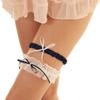 Bridal Wedding Accessories White Lace Garter with Lace Bridal Garter for Women view 1
