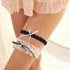 Bridal Wedding Accessories White Lace Garter with Lace Bridal Garter for Women view 2