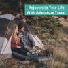 TREKOLOGY UL80 Ultralight Sleeping Pad  Inflatable Camping Sleeping Pad - 40D Nylon Compact Hiking Mat  Lightweight Air Mattress for Backpacking & Tent Camping view 2