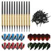 Accmor 12 Pcs Darts Plastic Tip, Soft Tip Darts Set, 14g Plastic Tipped Dart, Attach Extra 36 Black 2BA Replacement Tips, Soft Tip Darts for Electronic/Plastic Dartboard view 4