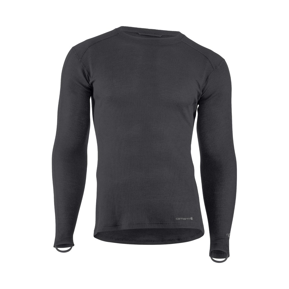 Carhartt Men's MBL113 Base Force Midweight Base Layer Classic Crew - XX-Large - Shadow