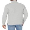 Amazon Essentials Men's Quarter-Zip French Rib Sweater, Casual Wear, Light Grey Heather, Large view 2