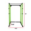 CAP Barbell Full Cage Power Rack, 6-Foot, Green view 2