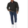 Amazon Essentials Men's Quarter-Zip French Rib Sweater, Casual Wear, Washed Black, Medium view 4