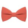Bow Tie House Linen Boys Pre-Tied Bow Tie Formal Solid Tuxedo (Medium, Coral) view 1