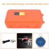 Alomejor Outdoor Box EDC Outdoor Survival Shockproof Equipment Sealed Pressure Proof Box Airtight Survival Case Container Storage Carry Box(L Orange) view 4