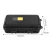 Alomejor Outdoor Box EDC Outdoor Survival Shockproof Equipment Sealed Pressure Proof Box Airtight Survival Case Container Storage Carry Box(L Black) view 3