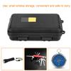 Alomejor Outdoor Box EDC Outdoor Survival Shockproof Equipment Sealed Pressure Proof Box Airtight Survival Case Container Storage Carry Box(L Black) view 4