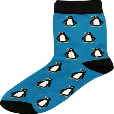 Kings Of NY Penguin Animal Mens Cotton Socks