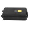 Alomejor Outdoor Box EDC Outdoor Survival Shockproof Equipment Sealed Pressure Proof Box Airtight Survival Case Container Storage Carry Box(S Black)
