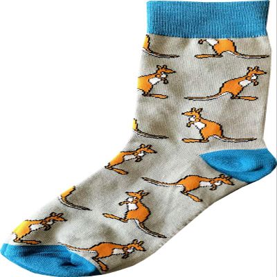 Kings Of NY Kangaroo Animal Mens Cotton Socks