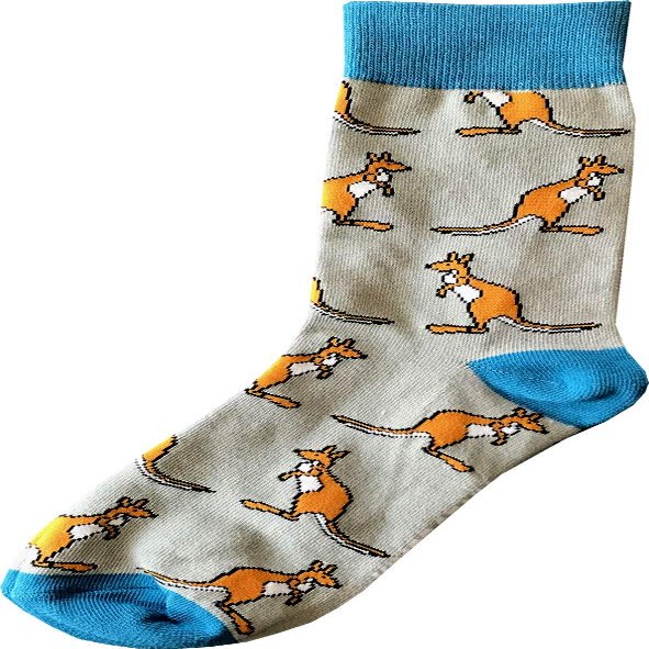Kings Of NY Kangaroo Animal Mens Cotton Socks