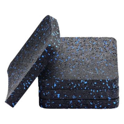 BestXD Treadmill Mat Pads - 4 PCS High Density Rubber Anti-Vibration Pads for Walking Pad and Exercise Bike - Noise Reduction Floor Protection for Hardwood Floors and Carpet - 3.94"x3.94"x0.5"