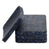BestXD Treadmill Mat Pads - 4 PCS High Density Rubber Anti-Vibration Pads for Walking Pad and Exercise Bike - Noise Reduction Floor Protection for Hardwood Floors and Carpet - 3.94"x3.94"x0.5" view 1