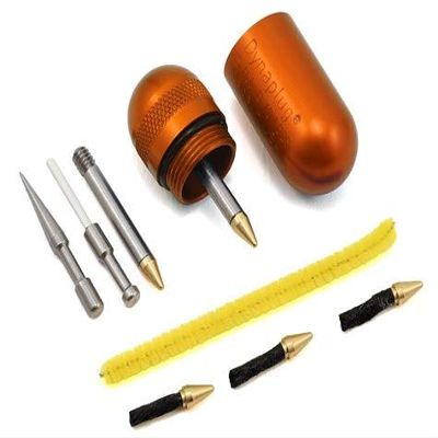 Dynaplug Micro PRO Bicycle Tubeless Tire Repair (Small, Orange)