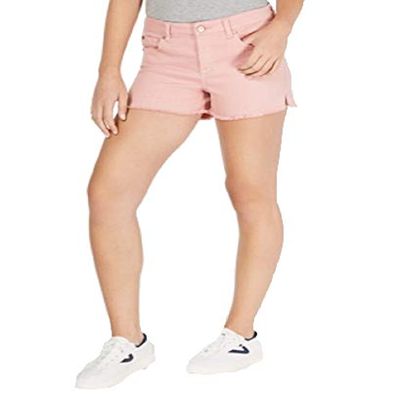 Celebrity Pink Juniors Colored Cutoff Denim Shorts Rose Tan 15
