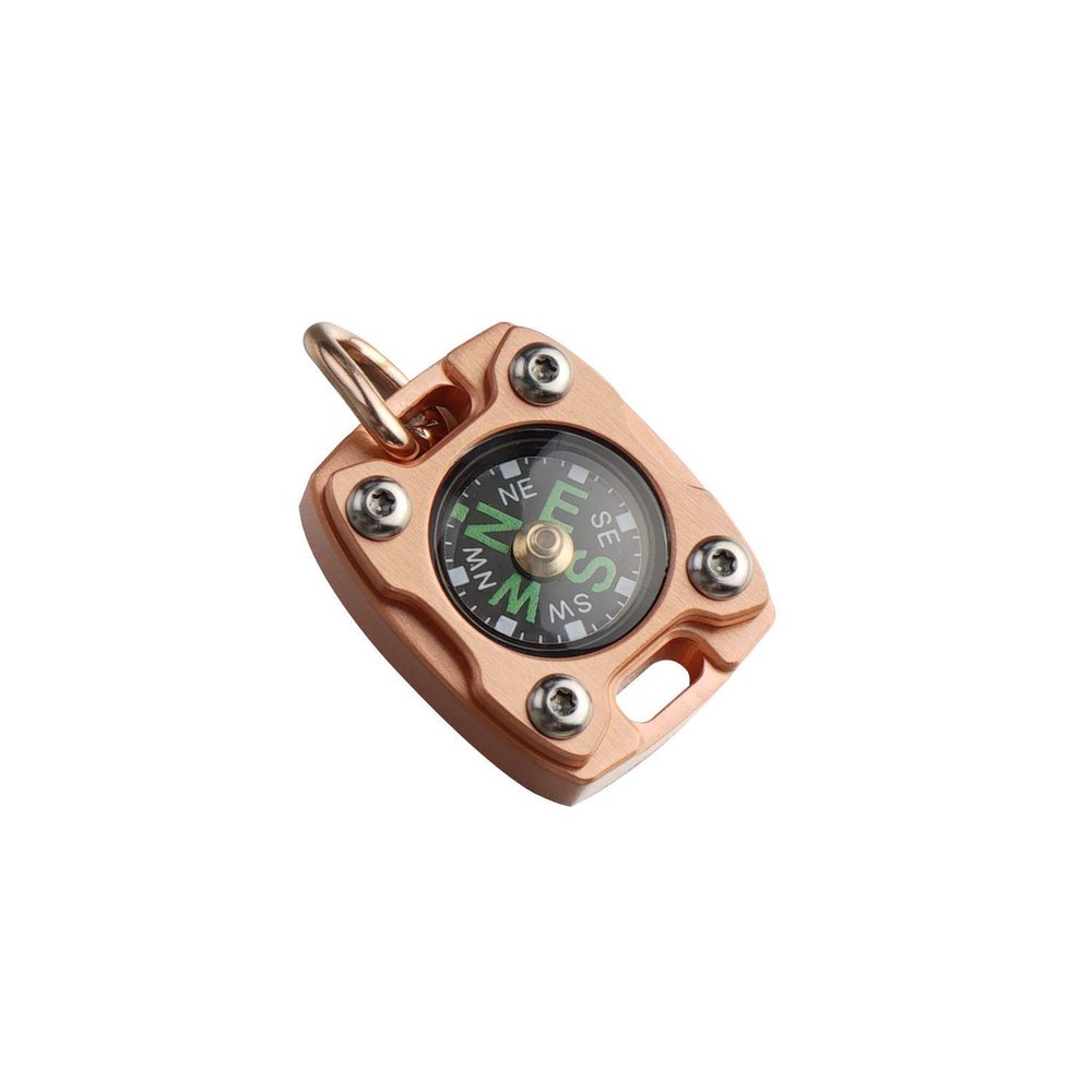 CMP2, High Sensitivity EDC Compass, with Glow in The Dark and Beaded Chain You can Carry as a PendantMecArmy (Copper)