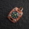 CMP2, High Sensitivity EDC Compass, with Glow in The Dark and Beaded Chain You can Carry as a PendantMecArmy (Copper) view 4
