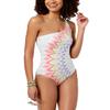 Bar III Starburst Printed One-Shoulder One-Piece Swimsuit view 1