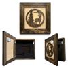 Bellewood Designs Buck in Nature Gun Safe Shelf - Handcrafted Gun Concealment Furniture - Quick Access Gun Shelf Hidden Storage with Magnetic Lock - Hidden Gun Safe for Discrete Firearm Storage view 1