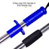 Fairiland Heavy-Duty Fish Gripper  43.3" Extra-Long Stainless Steel Grabber with Non-Slip Handle, Wrist Lanyard & Storage Bag for Secure Fish Handling in Freshwater & Saltwater (Blue) view 3