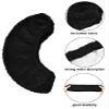 Blulu 2 Pairs Ice Skate Covers for Blades Skate Blade Covers Protector Guards for Hockey Figure Accessories(Black and Light Blue,M) view 2
