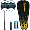 Senston N80 Badminton Rackets Set - Full Carbon-Fiber 5U Lightweight Racquets with Anti-Slip Grips & 2 Carry Bags, Outdoor/Backyard Sports for Adults, Teens, Family Games view 1