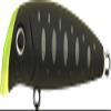 TackleHouse BULM42 Buffett Lipless Minnow, 1.7 Inches (42 mm), 0.1 Oz (3.6 g), Matte Black Yamame #118 view 1