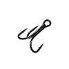 3X Strong Treble Hooks, Size 1/0, 100 Pcs Black Nickel, Ideal for Big Game or Saltwater Fishing view 1