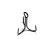 3X Strong Treble Hooks, Size 1/0, 100 Pcs Black Nickel, Ideal for Big Game or Saltwater Fishing view 2