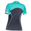 SCUBAPRO Women's Everflex 1.5 Short-Sleeve Top, Caribbean, 2X-Large view 2