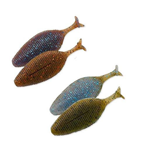 GEECRACK Worm Spiron, 3.8-Inch, #011 Bluegill