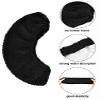 Blulu 2 Pairs Ice Skate Covers for Blades Skate Blade Covers Protector Guards for Hockey Figure Accessories(Black and Rose Red,S) view 4